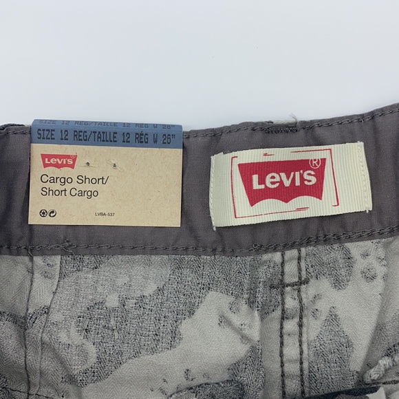 NWT Levi's Belted Cargo Shorts Boys Various Sizes - Picture 5 of 8